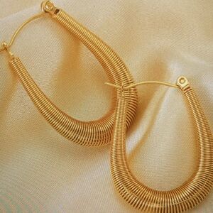 Elegant Gold Hoop Earrings